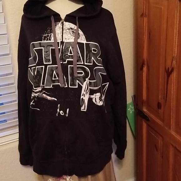 Star Wars Other - Men's Star Wars Full Zip Hoodie Large